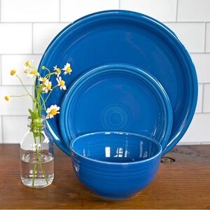 Fiestaware lapis Blue Dinnerware Set of 2 (6 pieces)